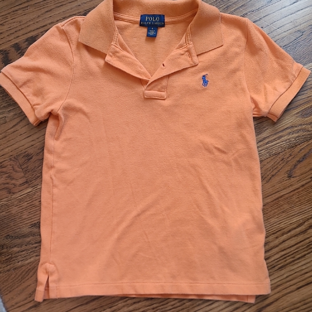 Polo by Ralph Lauren Kids Orange Polo Shirt